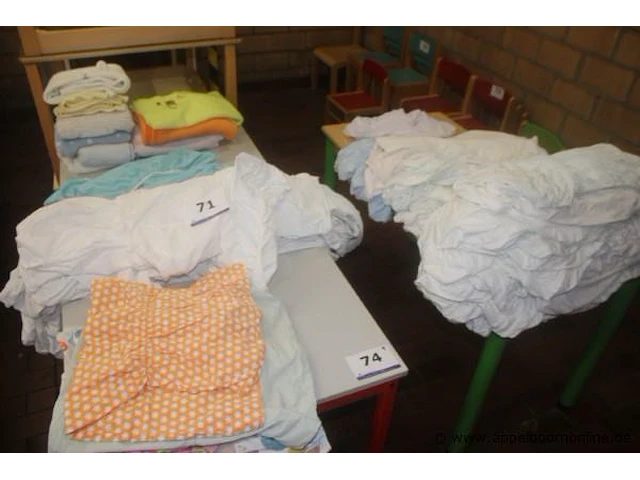Lot bedlinnen voor kinderbedjes - afbeelding 1 van  3