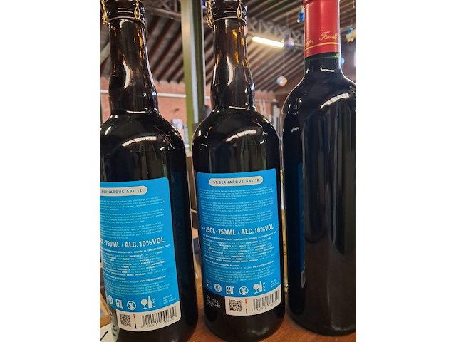 Lot bier,wijn en brandy - afbeelding 6 van  7
