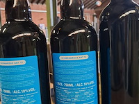 Lot bier,wijn en brandy - afbeelding 6 van  7