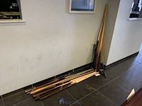 Lot biljartkeu's en hulpstukken - afbeelding 1 van  6