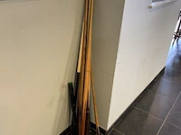 Lot biljartkeu's en hulpstukken - afbeelding 3 van  6