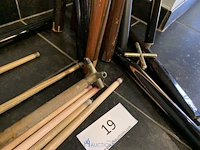 Lot biljartkeu's en hulpstukken - afbeelding 5 van  6
