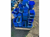 Lot blauwe stapelbakken magazijnbak (200x) - afbeelding 3 van  3