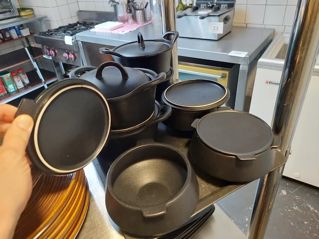Lot borden/schaaltjes/potjes - afbeelding 16 van  36