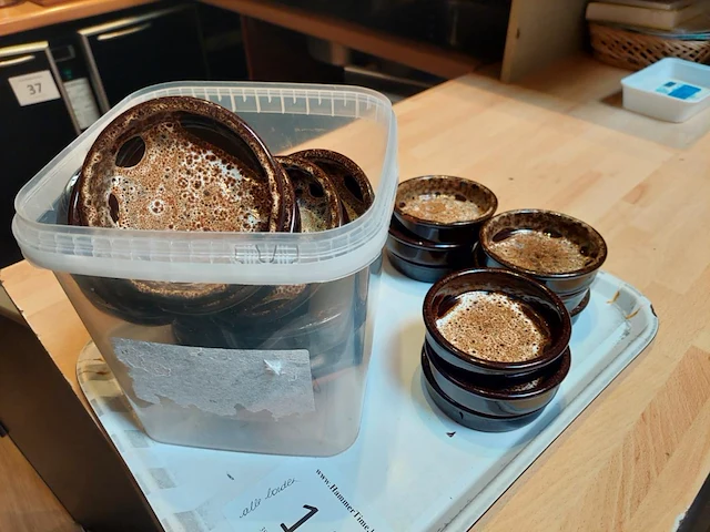 Lot borden/schaaltjes/potjes - afbeelding 23 van  36