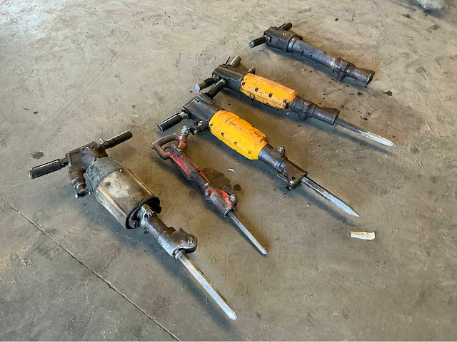 Lot breekhamers pneumatische breekhamer (5x) - afbeelding 2 van  5