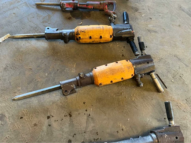 Lot breekhamers pneumatische breekhamer (5x) - afbeelding 4 van  5