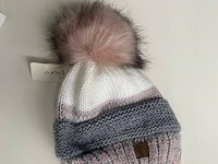 Lot damesmutsen - 15 stuks - gevoerd -mix kleuren en modellen - one size - zeer goede kwaliteit - met label - afbeelding 3 van  10