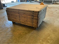 Lot damwandschotten hout overige aannemersmateriaal (10x) - afbeelding 1 van  3