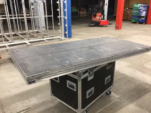 Lot de 10 podestre 200x100cm avec 40 pieds de chaque longueur de 120cm à 15cm - afbeelding 1 van  2