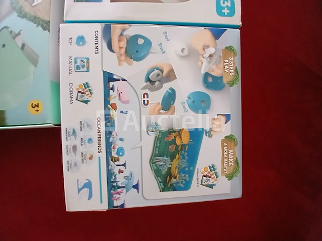 Lot de jeu de construction aimanté halftoys - afbeelding 1 van  6