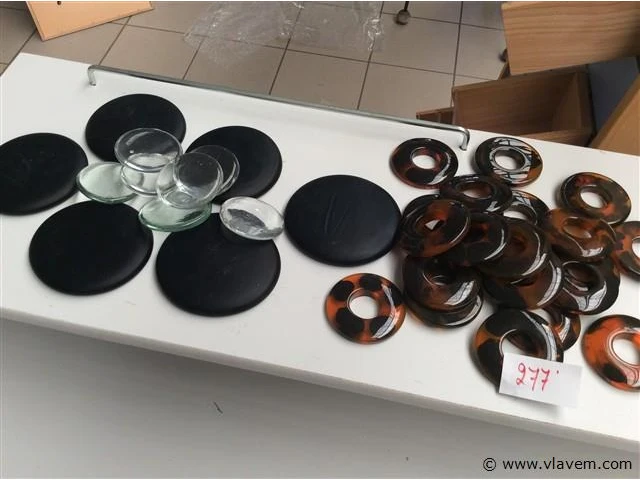 Lot deco stenen glas - afbeelding 2 van  3
