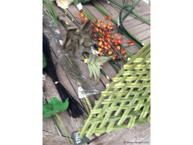 Lot decoratie sier / kunst groen - afbeelding 3 van  4