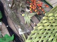 Lot decoratie sier / kunst groen - afbeelding 3 van  4