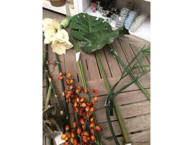 Lot decoratie sier / kunst groen - afbeelding 4 van  4
