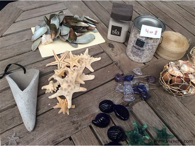 Lot decoratiemateriaal zee - afbeelding 2 van  4
