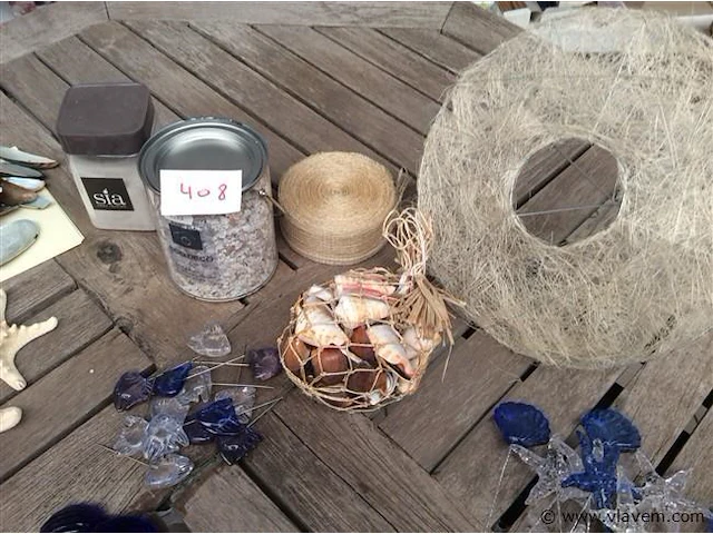 Lot decoratiemateriaal zee - afbeelding 4 van  4
