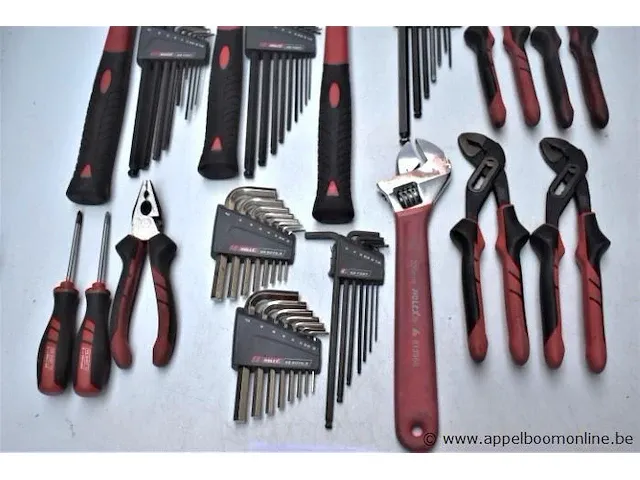 Lot div handgereedschappen holex wo hamers, tangen, sets inbussleutels, enz - afbeelding 3 van  3