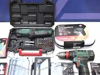 Lot div handgereedschappen parkside, wo accu schroevendraaier, multitool, lot div boren, bits, enz - afbeelding 2 van  4