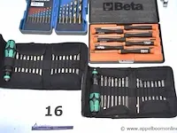 Lot div handgereedschappen, wo bitsets, sleutels - afbeelding 4 van  4