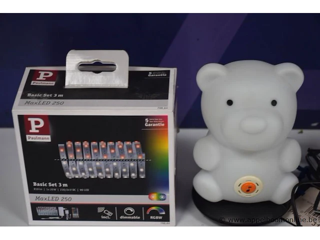 Lot div lampen wo tafellampen, led strip paulmann - afbeelding 2 van  3