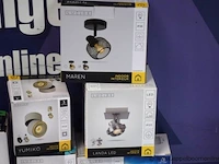 Lot div plafondspots lucide wo zaro, bodi, plus 5 ronde inbouwspots fandl 10080 - afbeelding 2 van  4