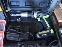 Lot divers gereedschap w.o. batterijboormachine, constructor, accu schroefmachine ikea, verlengkabels, dopsleutelset, schroeven en pluggen - afbeelding 5 van  8