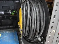 Lot divers gereedschap w.o. batterijboormachine, constructor, accu schroefmachine ikea, verlengkabels, dopsleutelset, schroeven en pluggen - afbeelding 7 van  8