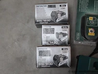 Lot diverse batterijen/opladers wo. bosch, makita, hitachi - afbeelding 2 van  4