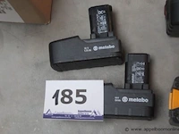 Lot diverse batterijen/opladers wo. metabo, bosch, stiga - afbeelding 4 van  4