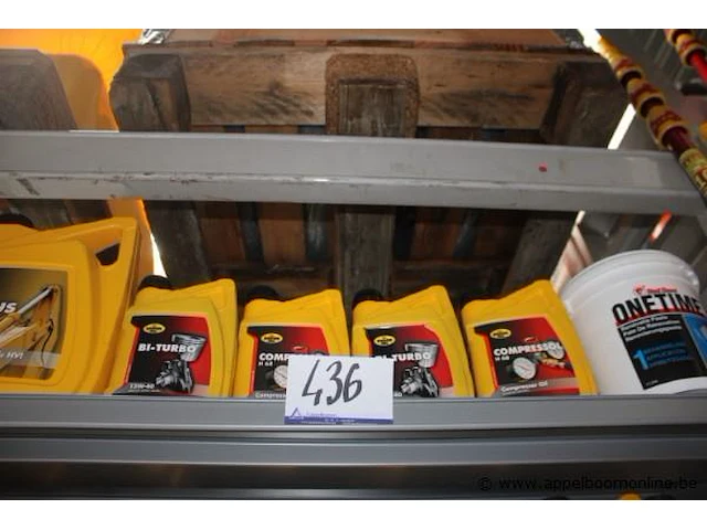 Lot diverse bidons motorolies wo. kroon oil - afbeelding 1 van  1