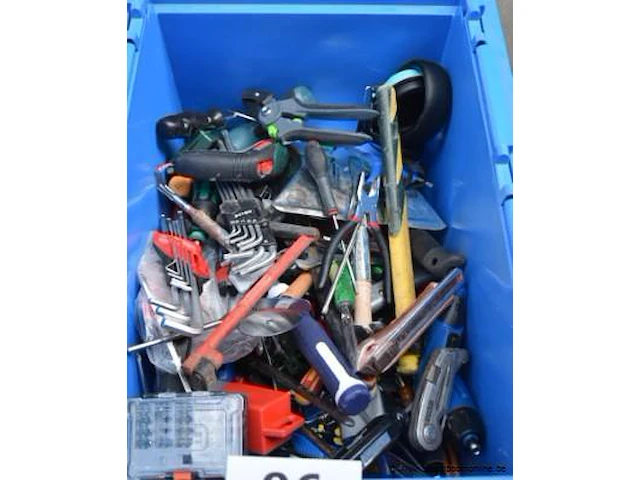 Lot diverse gereedschappen (zonder de pvc bak) - afbeelding 2 van  2