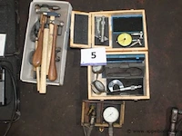 Lot diverse micrometers plus hamers