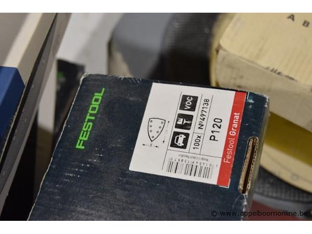 Lot diverse schuurbladen wo. festool - afbeelding 4 van  4