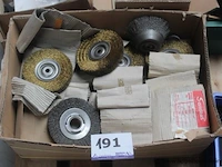 Lot diverse staalborstel slijpschijven - afbeelding 1 van  2