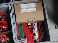 Lot diverse wo. klemmen, stekkers, potloden - afbeelding 3 van  5