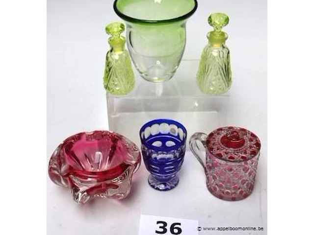 Lot diverse wo kristal - afbeelding 1 van  3