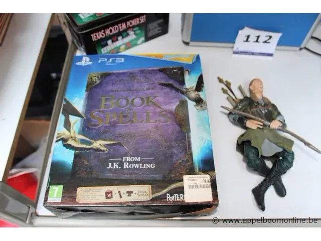 Lot diversen wo pokerset, koffertje, ps3 spel book spells - afbeelding 2 van  5