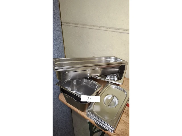 Lot gastro bakken inox - afbeelding 1 van  1