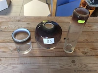 Lot gekleurd glas 3stuks - afbeelding 1 van  2
