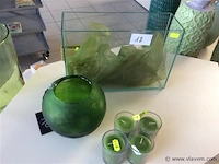 Lot gekleurd glas 6stuks - afbeelding 1 van  2