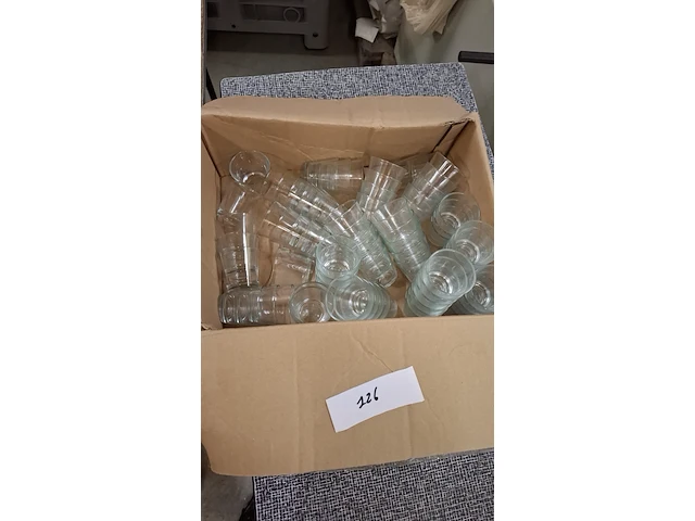 Lot glaasjes/ theelichthouders - afbeelding 2 van  2