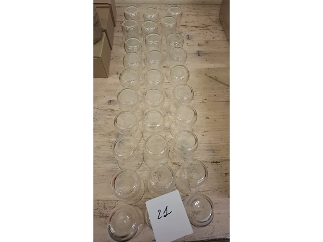 Lot glaasjes - afbeelding 1 van  2
