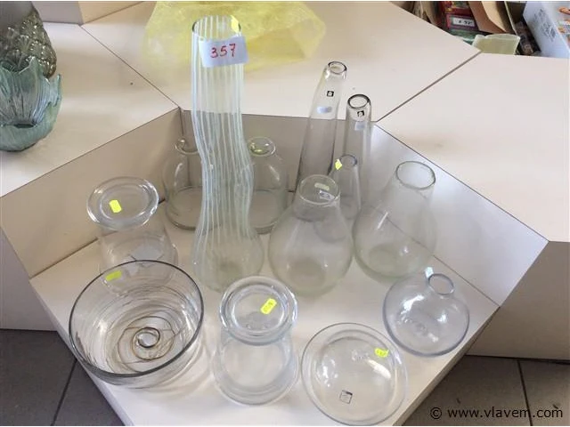 Lot glas 13stuks - afbeelding 1 van  2