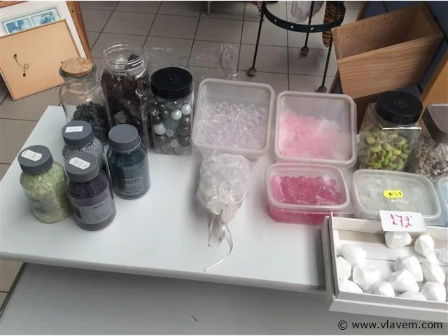 Lot glasparels divers - afbeelding 2 van  3
