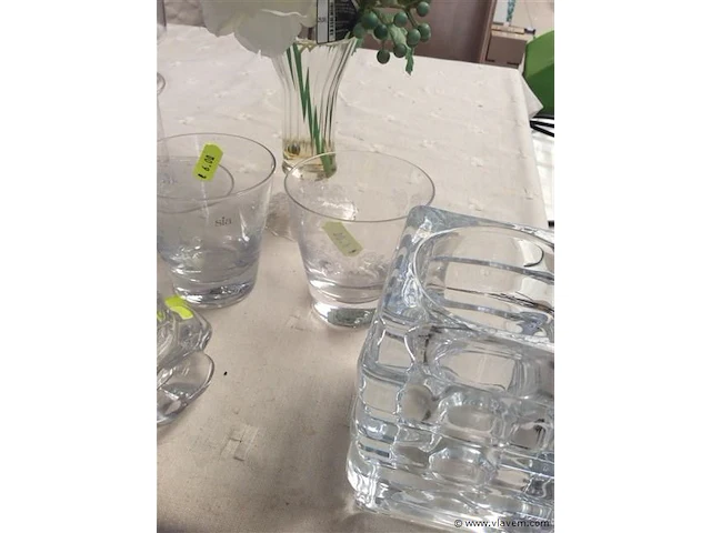 Lot glazen items - afbeelding 3 van  4