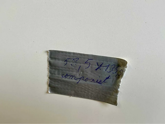 Lot glazen platen en stenen platen. - afbeelding 17 van  17