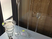 Lot glazen vazen - afbeelding 1 van  3