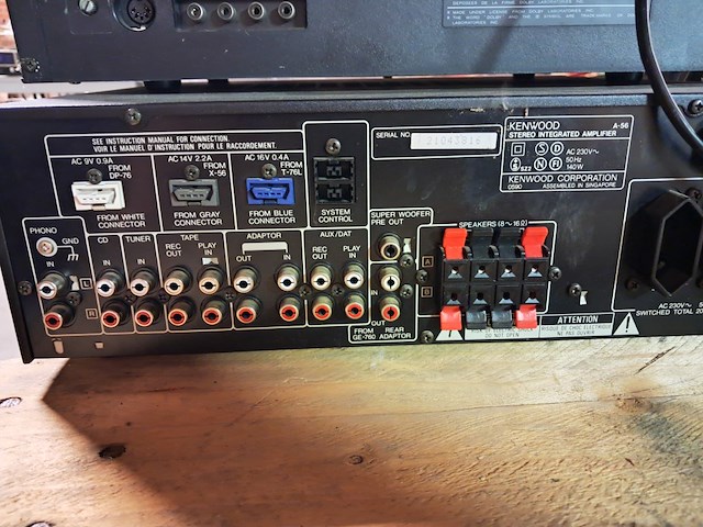 Lot hi-fi versterkers jbc,marants,cinwood,hitachi cassettedek werking onbekend - afbeelding 8 van  10