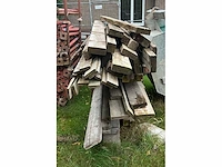 Lot houten balken,kepers en profielen bouwhout - afbeelding 3 van  3